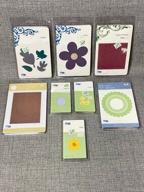 NEW Bundle Quickutz Crafting Lot Embossing Die Cut & Emboss 8pc Lot NIP NOS